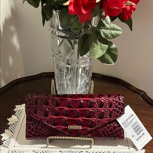 NWT Brahmin Veronica wallet. Cherry Lacquer Melbourne.